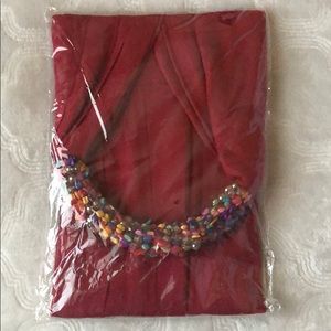 Beaded Necklace Scarf